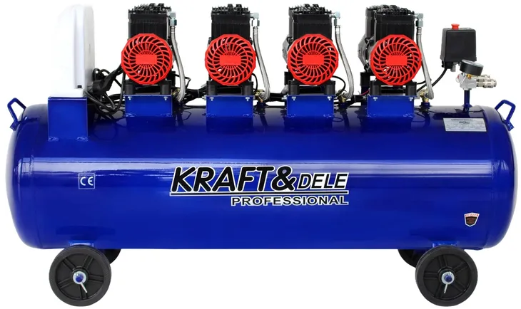 KOMPRESOR BEZOLEJOWY CICHY SPRĘŻARKA POWIETRZA 120l 230V 7KW 910 L/min 7000