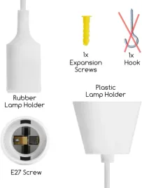 lampa-wiszaca-aigostar-silikon-1-punkty-swiatla-e27