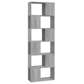 regal-na-ksiazki-z-6-polkami-szary-dab-sonoma-60x24x186-cm