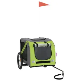 przyczepka-rowerowa-dla-zwierzat-z-tkaniny-oxford-i-pvc-zielono-szara-13