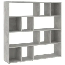regal-na-ksiazki-z-tworzywa-drewnopochodnego-szarosc-betonu-105x24x1