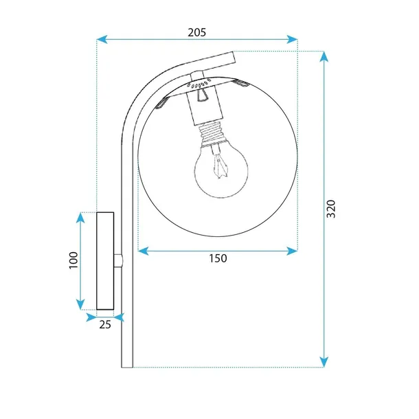 kinkiet-scienny-zloty-polysk-mleczna-kula-do-salonu-32cm-nowoczesny-glamour-srednica-szerokosc-klosza-15-cm
