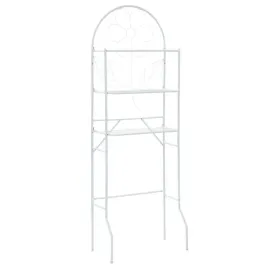 regal-lazienkowy-z-motywem-kwiatu-stal-bialy-60x33x174-cm