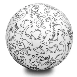 akson-centrum-magiczna-pilka-balonowa-do-kolorowania-kredki-dinozaury-35-cm