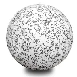 akson-centrum-magiczna-pilka-balonowa-do-kolorowania-kredki-jednorozce-35cm