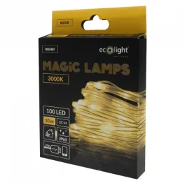 ecolight-girlanda-swietlna-lampki-lancuch-100-led-3000k-10-m-usb-5v-bialy