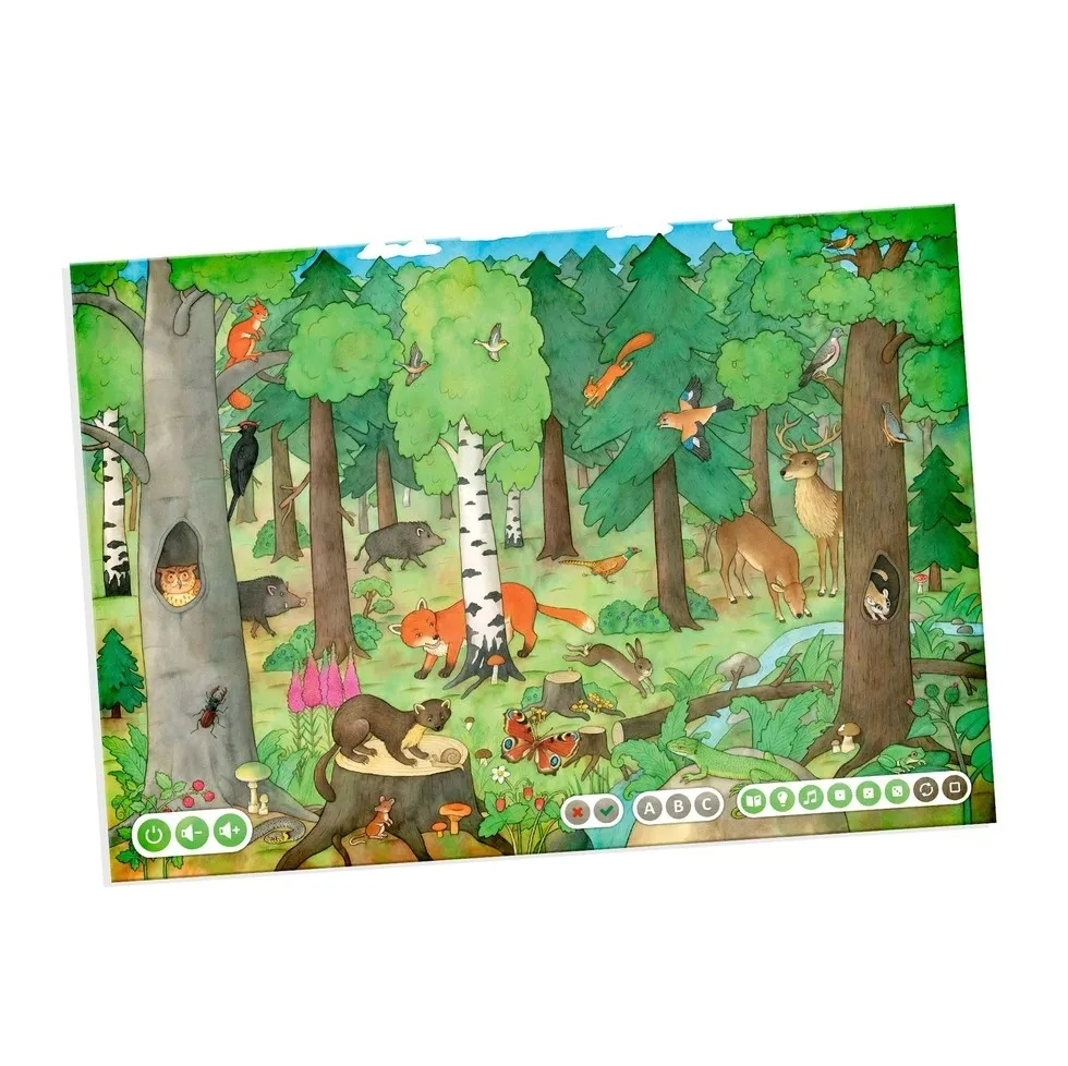 albi-puzzle-interaktywne-100-elementow-nasz-las-bez-piora-stan-nowy