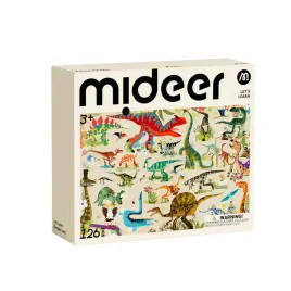 mideer-puzzle-dla-dzieci-edukacyjne-uczmy-sie-dinozaury-126-elementow