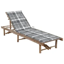 bambusowy-lezak-ogrodowy-z-poduszka-szara-krata-200-x-65-x-30-87-cm