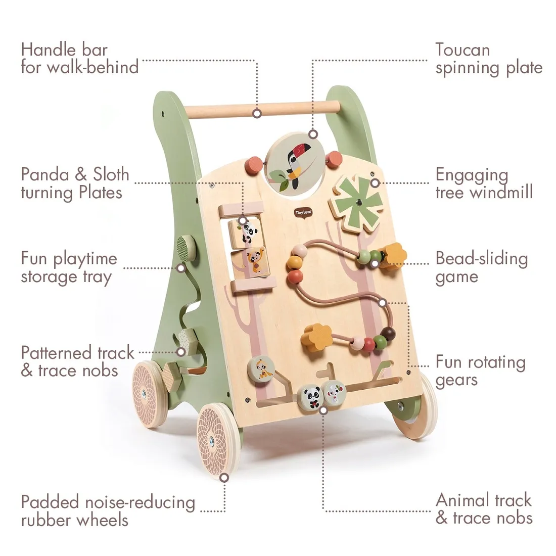 boho-chic-pchacz-drewniany-tiny-love-2w1-18m-stan-nowy