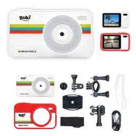 buki-kinderkamera-kamera-sportowa-campro-48mp-1080p-sd-16gb-bialy-zestaw
