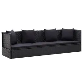 lezanka-ogrodowa-z-polirattanu-czarna-200-x-60-x-58-cm