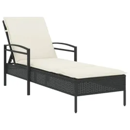 lezak-ogrodowy-czarny-z-poduszka-kremowa-wymiary-63-x-200-x-62-72-81-cm