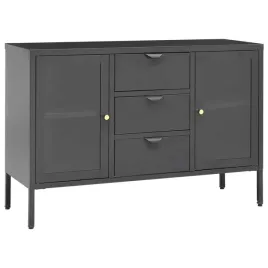 stylowa-szafka-antracytowa-ze-stali-i-szkla-105x35x70-cm