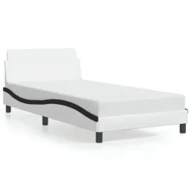 rama-lozka-z-zaglowkiem-bialo-czarna-218-x-105-x-745-cm