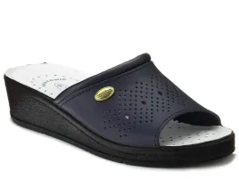 klapki-damskie-medyczne-na-koturnie-skorzane-sanital-flex-698-z-atestem