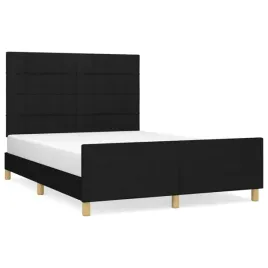 rama-lozka-z-zaglowkiem-czarna-203-x-146-x-118-128-cm
