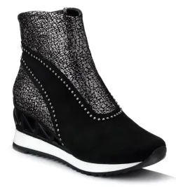 buty-damskie-sneakersy-skorzane-czarno-srebrne-loretta-vitale-949
