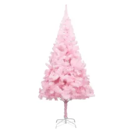rozowa-sztuczna-choinka-pvc-z-stalowa-podstawa-210-cm-x-110-cm