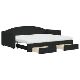 czarna-lezanka-z-szufladami-2-w-1-wymiary-223-x-100-x-75-cm