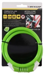 dunlop-zapiecie-do-roweru-szyfr-blokada-rowerowa-1x65-cm-zielony