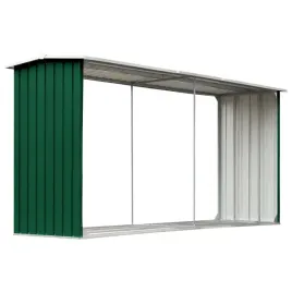 szopa-na-drewno-opalowe-z-ocynkowanej-stali-zielona-330x92x144-153-cm