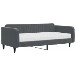 lozko-dzienne-2-w-1-z-materacem-ciemnoszary-223-x-110-x-75-cm