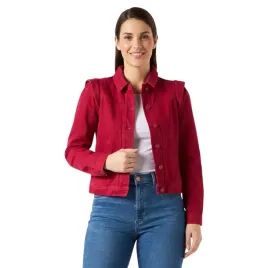 katana-damska-naf-naf-kurtka-jeansowa-rozowa-bawelniana