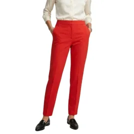 spodnie-damskie-karen-millen-eleganckie-w-kant-czerwone