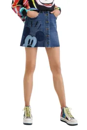 spodnica-damska-desigual-mickey-jeansowa-mini