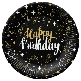 talerzyki-papierowe-urodzinowe-na-18-30-40-happy-birthday-zlote-czarne-8szt