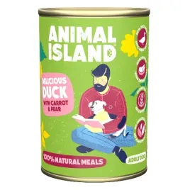 mokra-karma-dla-psa-animal-island-kaczka-z-prosem-i-marchwia-400g