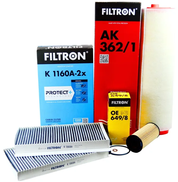 FILTRON ZESTAW KOMPLET FILTRÓW BMW 5 E60 E61 525d 530d