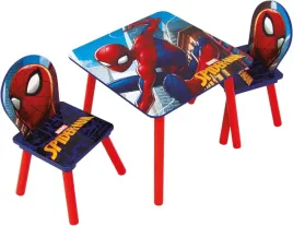 spiderman-pajak-stolik-stol-drewniany-2-krzesla-dla-dzieci-meble-do-pokoju
