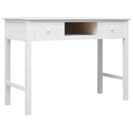 biurko-z-litego-drewna-paulowni-z-2-szufladami-biale-108x45x76-cm