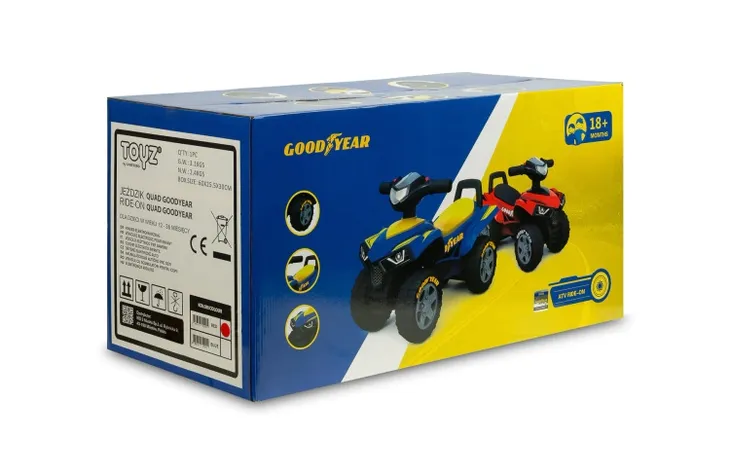 jezdzik-quad-goodyear-red