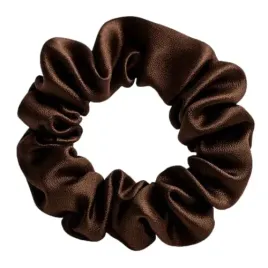 jedwabna-gumka-do-wlosow-100percent-jedwab-scrunchie-czekoladowy-braz-mini