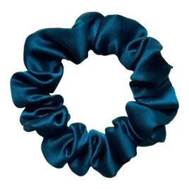 jedwabna-gumka-do-wlosow-jedwab-100percent-scrunchie-meravil-morski-ciemny-mini