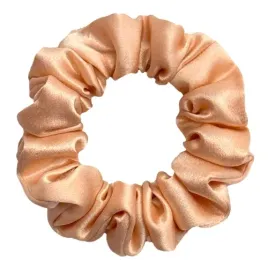 jedwabna-gumka-do-wlosow-jedwab-100percent-scrunchie-brzoskwiniowa-mini