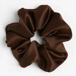 jedwabna-guma-do-wlosow-100percent-jedwab-morwowy-scrunchie-czekoladowy-braz-r-m