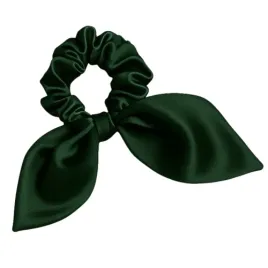 jedwabna-gumka-do-wlosow-z-uszkami-100percent-jedwab-scrunchie-butelkowa-zielen