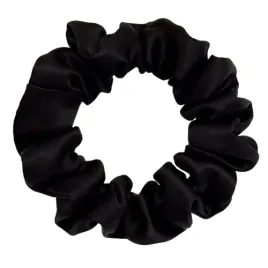 jedwabna-gumka-do-wlosow-jedwab-100percent-scrunchie-czarna-mini