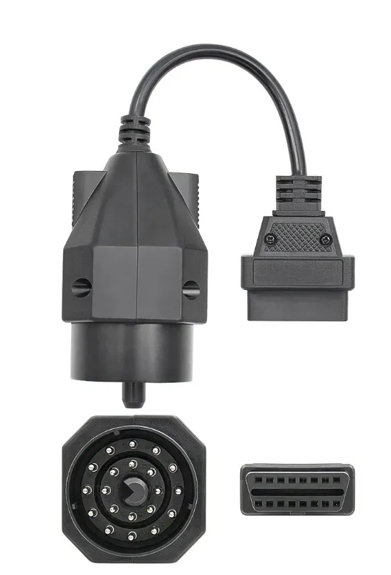 kabel-adapter-przejsciowka-obd2-obd1-z-zaplonem-bmw-e46-e39-e30-e36-e32-e34-stan-nowy