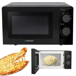 czarna-kuchenka-mikrofalowa-mocna-mikrofalowka-wolnostojaca-20l-1100w-timer