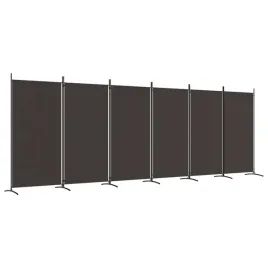 parawan-skladany-z-tkaniny-i-zelaza-brazowy-520x180-cm