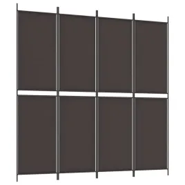 parawan-skladany-z-tkaniny-i-zelaza-brazowy-200x200-cm