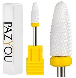 frez-ceramiczny-stozek-delikatny-zolty-do-hybryd-zelu-akrylu-paznokci-frezy