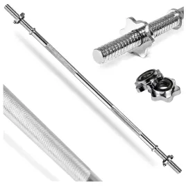 gryf-prosty-120cm-sr-25mm-sztanga-sapphire-pelny-stalowy-gwintowany-zaciski