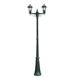 lampa-ogrodowa-z-2-kloszami-215-cm-ciemnozielony-czarny-e27
