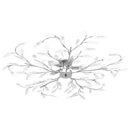 lampa-sufitowa-listki-satyna-chrom-akryl-biala-100x15cm